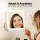 Embellir 10X Magnification LED Makeup Mirror | 360° Rotation, Suction Cup, Rechargeable, Portable, 13cm Glass Surface