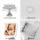 Embellir 10X Magnification LED Makeup Mirror | 360° Rotation, Suction Cup, Rechargeable, Portable, 13cm Glass Surface