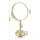 Embellir Gold Dual Sided Vanity Mirror 20 x 11.5 x 37 cm 1x and 5x Magnification Rotating Tabletop Mirror