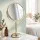 Embellir Gold Dual Sided Vanity Mirror 20 x 11.5 x 37 cm 1x and 5x Magnification Rotating Tabletop Mirror
