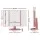 Embellir Tri-fold Makeup Mirror with LED Light, ABS Glass, Pink, 34.5x12.5x29.5cm, 1X2X3X