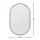 Embellir 2 Pack Oval LED Wall Mirror 50x75cm with Anti-Fog, Touch Control, Adjustable Light for Bathroom Decor