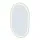 Embellir 2 Pack Oval LED Wall Mirror 50x75cm with Anti-Fog, Touch Control, Adjustable Light for Bathroom Decor