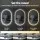 Embellir 2 Pack Oval LED Wall Mirror 50x75cm with Anti-Fog, Touch Control, Adjustable Light for Bathroom Decor