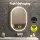 Embellir 2 Pack Oval LED Wall Mirror 50x75cm with Anti-Fog, Touch Control, Adjustable Light for Bathroom Decor