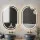 Embellir 2 Pack Oval LED Wall Mirror 50x75cm with Anti-Fog, Touch Control, Adjustable Light for Bathroom Decor