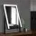 Embellir Standing Makeup Mirror, Metal, 25x30cm, Black, LED Light, Rotatable, Touch Control, Hollywood Vanity Style