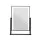 Embellir Makeup Mirror, Metal, 30x40cm, Black, Hollywood Vanity with LED Lights, Rotatable, Touch Control