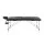 Zenses Aluminium Massage Table, 70cm, Black - Portable 2-Fold Beauty Bed with Adjustable Cradle & 250kg Capacity