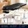 Zenses Aluminium Massage Table, 70cm, Black - Portable 2-Fold Beauty Bed with Adjustable Cradle & 250kg Capacity