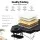 Zenses Aluminium Massage Table, 70cm, Black - Portable 2-Fold Beauty Bed with Adjustable Cradle & 250kg Capacity