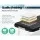 Zenses Professional Portable Massage Table, Aluminium, 75cm Wide, Black, Adjustable Height, 250kg Capacity, Spa-Grade