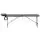 Zenses Massage Table, Aluminium, 55cm Wide, Grey, 210cm Length, Portable 2-Fold, Bonus Disposable Cover Set