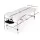 Wanderlite Zenses Portable Aluminium Massage Table, 60cm, Black - 3 Fold, Adjustable, Lightweight, with Carry Bag