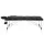 Zenses Massage Table, Aluminium, 65cm, Black, Portable 3-Fold Beauty Bed, Adjustable Heights, Professional-Grade