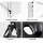 Zenses Massage Table, 3-Fold Aluminium, 70cm Wide, Black – Portable, Sturdy, Adjustable, Spa Quality, Free Carry Bag