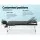 Zenses Professional Massage Table, Aluminium, 80cm Wide, Black - Portable 3 Fold Beauty Bed with Adjustable Features