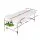 Zenses Portable 3-Fold Aluminium Massage Table, 75cm, Green, with Free Disposable Cover Set, Adjustable & Durable