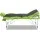 Zenses Portable 3-Fold Aluminium Massage Table, 75cm, Green, with Free Disposable Cover Set, Adjustable & Durable