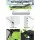 Zenses Portable 3-Fold Aluminium Massage Table, 75cm, Green, with Free Disposable Cover Set, Adjustable & Durable
