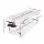Zenses Massage Table 75cm Portable 3 Fold Aluminium Beauty Bed, Violet, Adjustable Heights, Sturdy Frame, Free Carry Bag