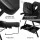 Zenses Massage Table Adjustable Salon Bed Chair, PU Leather, 183.5x80x77cm, Black, 3-Fold, for Spa & Wellness Services