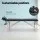 Zenses 70cm Portable 2-Fold Wooden Massage Table Black 300kg Capacity 3.5cm Foam Vinyl Surface Adjustable