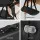 Zenses 70cm Portable 2-Fold Wooden Massage Table Black 300kg Capacity 3.5cm Foam Vinyl Surface Adjustable