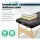 Zenses Portable Wooden Massage Table, 70cm, Black, Adjustable, Sturdy Frame, Includes Carry Bag & Disposable Covers