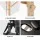 Zenses Wooden Massage Table, 3 Fold Portable Beauty Bed, 75cm Wide, Black, Adjustable Heights, Sturdy, Waterproof