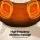 Livemor Lumbar Traction and Heat Back Massager Belt 124cm with 6-Level Airbags and 9-Level Vibration