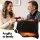 Livemor Lumbar Traction and Heat Back Massager Belt 124cm with 6-Level Airbags and 9-Level Vibration