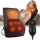 Livemor Back Massager with Heat and Traction Large Neck Shoulder Lumbar Support Pillow Rechargeable Remote