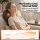 Livemor Back Massager with Heat and Traction Large Neck Shoulder Lumbar Support Pillow Rechargeable Remote