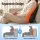Livemor Back Massager with Heat and Traction Large Neck Shoulder Lumbar Support Pillow Rechargeable Remote