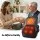 Livemor Back Massager with Heat and Traction Large Neck Shoulder Lumbar Support Pillow Rechargeable Remote