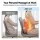 Livemor Back Massager with Heat USB Neck Shoulder Pillow 3-Speed Ergonomic Lumbar Support Portable Grey