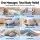 Livemor Back Massager with Heat USB Neck Shoulder Pillow 3-Speed Ergonomic Lumbar Support Portable Grey