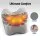 Livemor Back Massager with Heat USB Neck Shoulder Pillow 3-Speed Ergonomic Lumbar Support Portable Grey