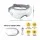 Livemor Eye Massager with Heat and Vibration, Bluetooth Audio, 5 Modes, 1000mAh, White