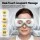 Livemor Eye Massager with Heat and Vibration, Bluetooth Audio, 5 Modes, 1000mAh, White