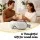 Livemor Eye Massager with Heat and Vibration, Bluetooth Audio, 5 Modes, 1000mAh, White
