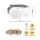 Livemor Eye Massager with Hot and Cold Compress, Bluetooth, 12 Vibrating Nodes, 2400mAh Battery, White