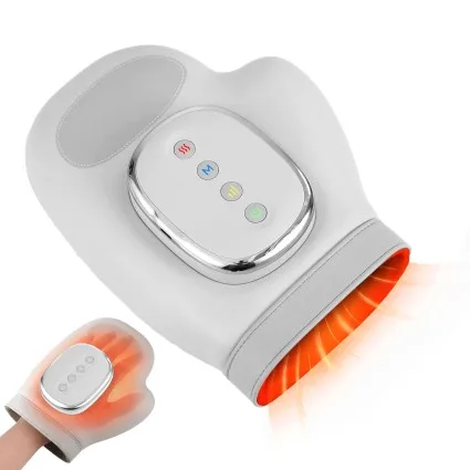 Livemor Hand Massager with Heat and Compression, 5 Levels, 3 Modes, Wireless, Left or Right Hand
