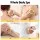 Livemor Wireless Scalp and Body Massager IPX7 Waterproof USB-C Rechargeable with Red Light LED Gold