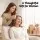 Livemor Wireless Scalp and Body Massager IPX7 Waterproof USB-C Rechargeable with Red Light LED Gold