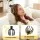 Livemor Hands-Free Electric Scalp Head Massager, Cordless Rechargeable, 3 Modes, 12 Tentacles, Black