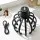 Livemor Hands-Free Electric Scalp Head Massager, Cordless Rechargeable, 3 Modes, 12 Tentacles, Black