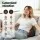 Livemor Leg Foot Massager Bundle with Air Compression Heat and Ultra Slim Shiatsu Neck Massager