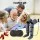 Livemor Leg Foot Massager Bundle with Air Compression Heat and Ultra Slim Shiatsu Neck Massager